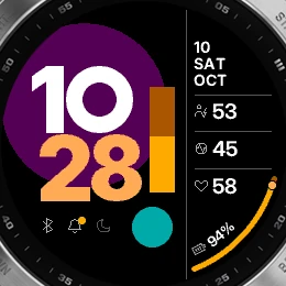 Swell on a large colour MIP display