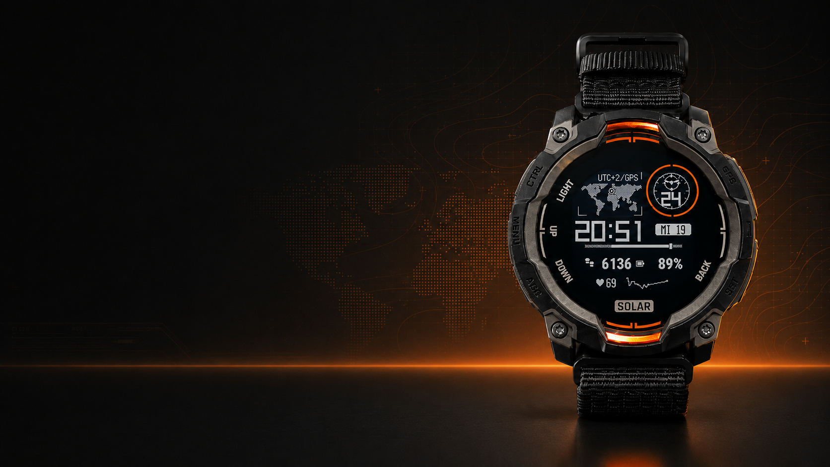 Garmin Instinct 3 Solar 45 mm running SEG7